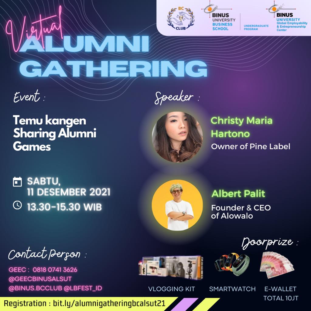 Alumni Gathering 11 Desember 2021 – Business Creation