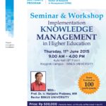 Seminar & Workshop Implementation Knowledge Management In Higher ...