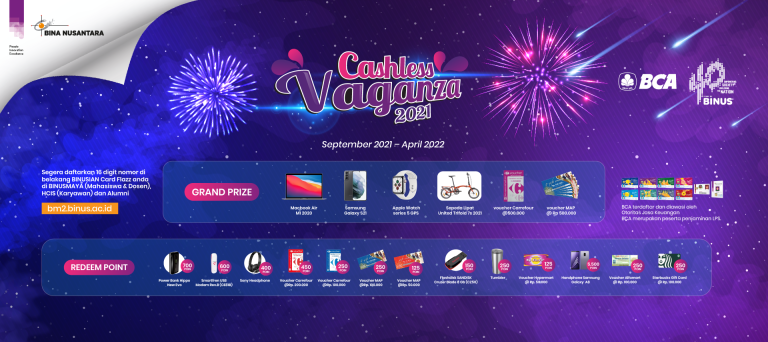 Cashless Vaganza September 2021 – April 2022