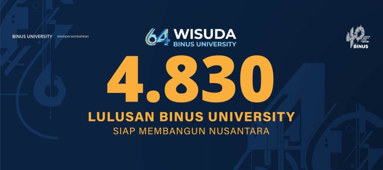 Wisuda 64 BINUS UniversityWisuda 64 BINUS UNIVERSITY; 4.830 Lulusan Siap Menjawab Tantangan Industry 4.0 dan Society 5.0