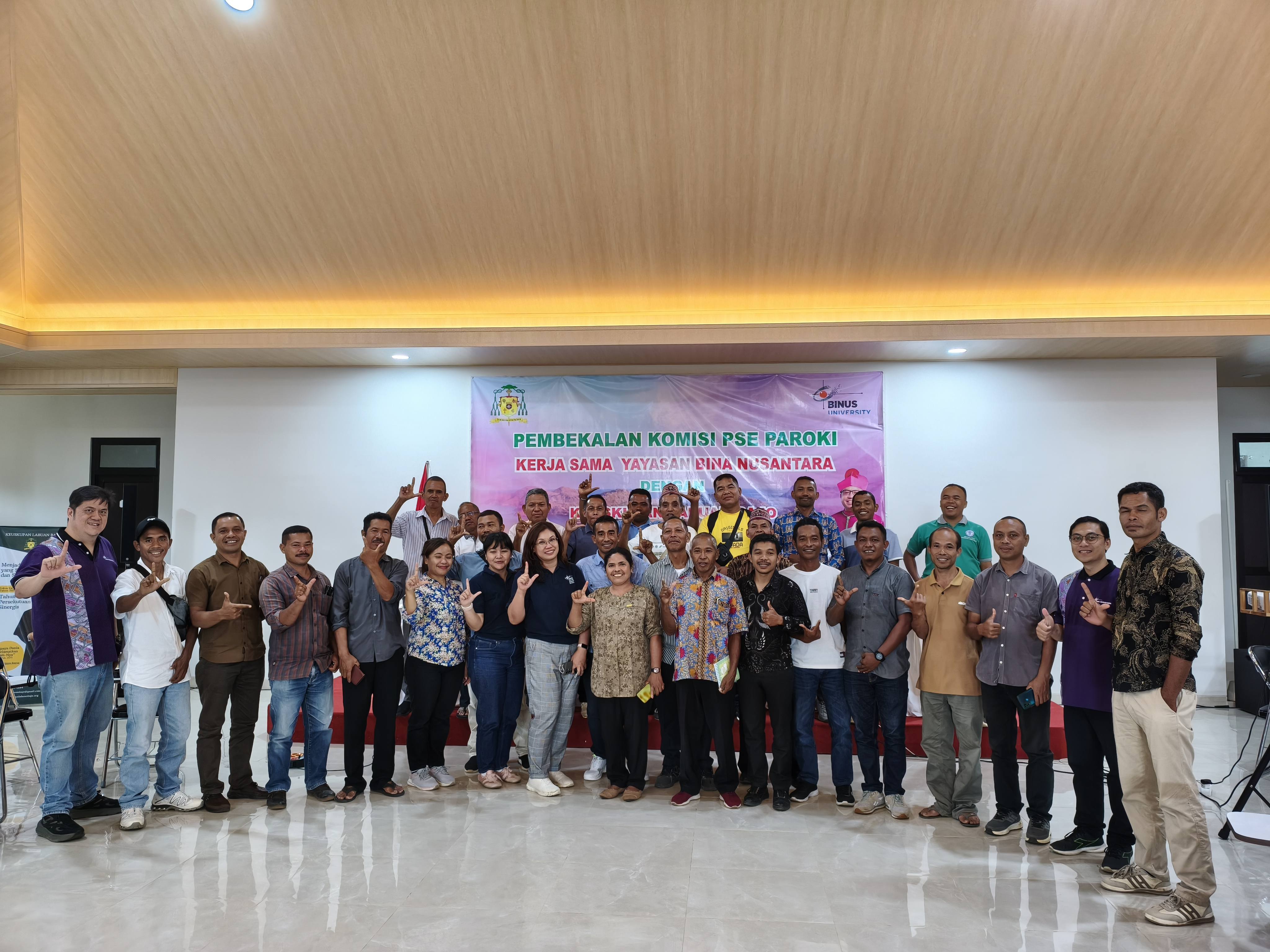 The Diocese of Labuan Bajo and Bina Nusantara University Strengthen Community Economic Independence through Sustainable Agro-Ecotourism Development