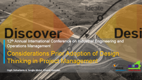 Considerations Prior Adoption of DT for PM