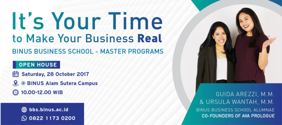 BINUS BUSINESS SCHOOL – Master’s Program Open House – MM In Business ...