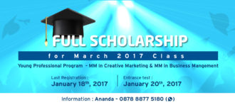 FULL SCHOLARSHIP FOR MARCH 2017 CLASS
