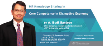 HUMAN RESOURCE (HR) KNOWLEDGE SHARING: CORE COMPETENCE IN DISRUPTIVE ECONOMY