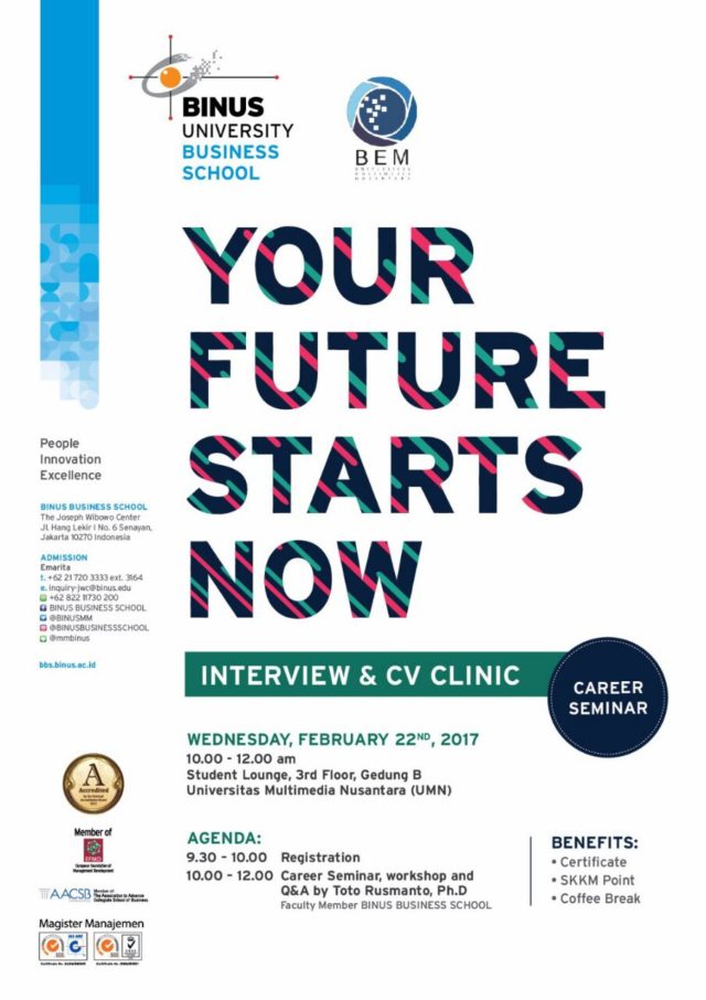 CAREER SEMINAR AND WORKSHOP – INTERVIEW AND CV CLINIC