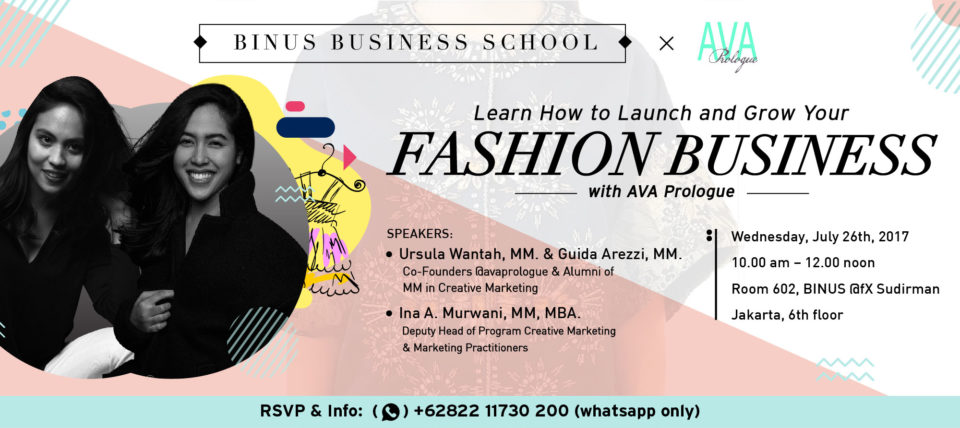 Learn How to Launch and Grow Your Fashion Business with AVA Prologue