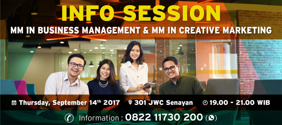 Info Session MM in Business Management and MM in Creative Marketing