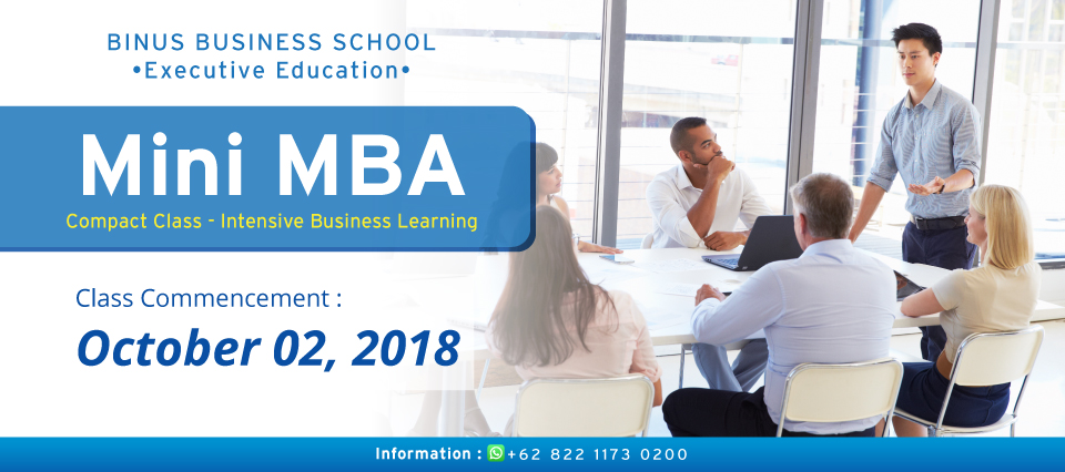 BINUS Business School Executive Education – Mini MBA – BINUS Business ...