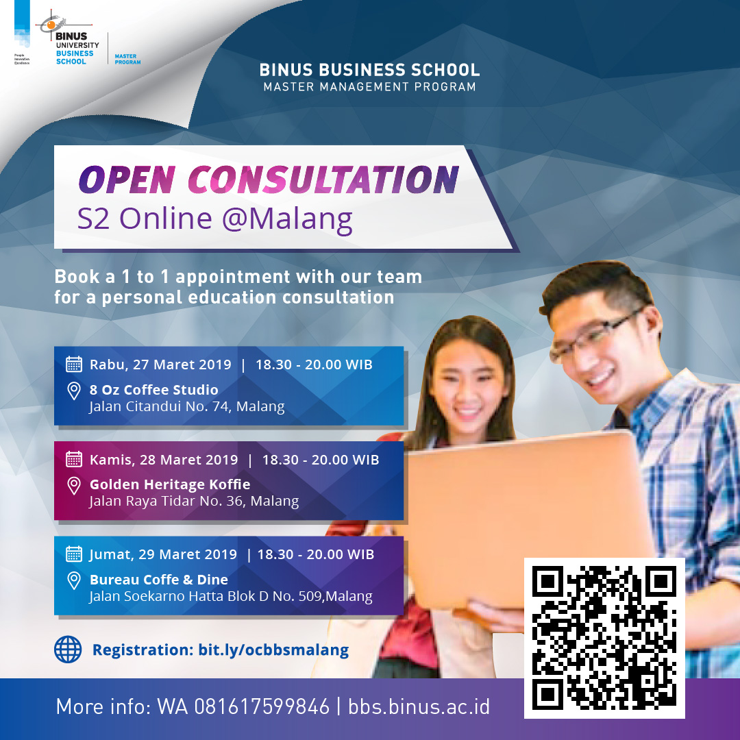 BINUS BUSINESS SCHOOL Open Consultation at Malang - BINUS Business School