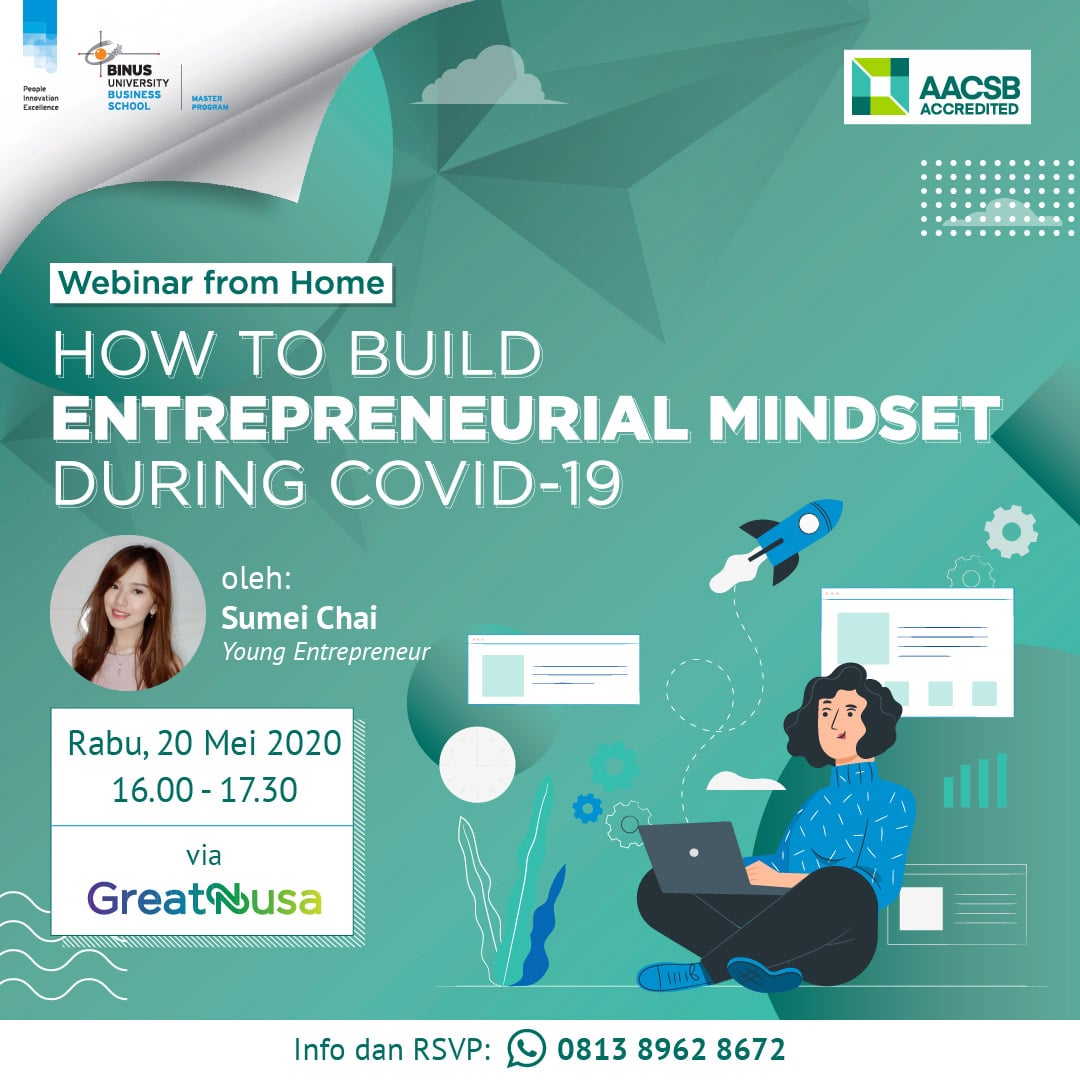 Webinar From Home: How To Build Entrepreneurial Mindset During COVID-19 ...